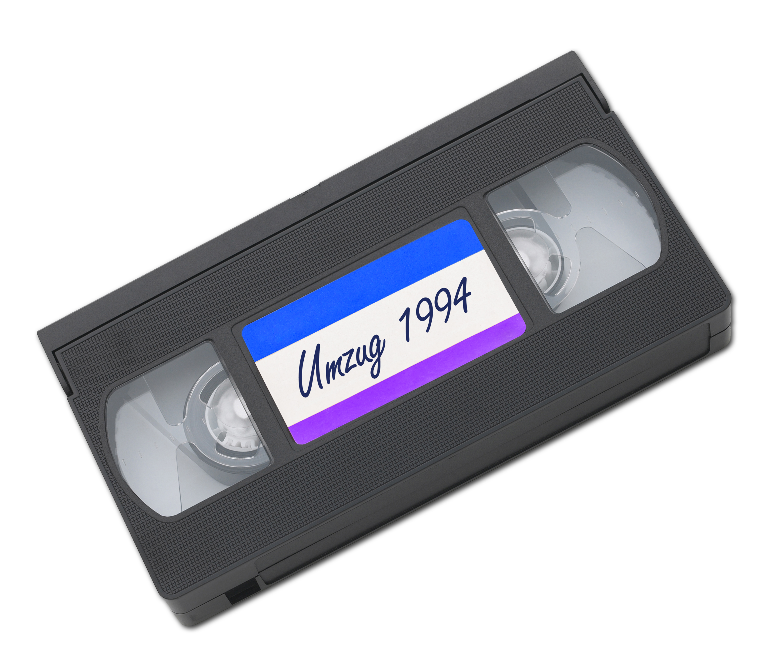 Firmenarchiv digitalisieren: VHS-Kassette mit alten Firmenaufnahmen
